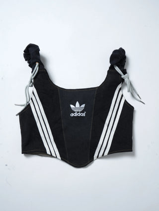 リメイク デニムビスチェ【ブラック系】