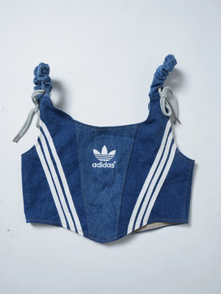 リメイク デニムビスチェ【ブルー系】