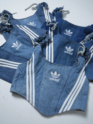 リメイク デニムビスチェ【ブルー系】