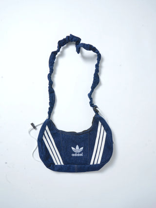 リメイク 2WAY デニムショルダーメレンゲバッグ【サイズ調節可】【デニム系】#75