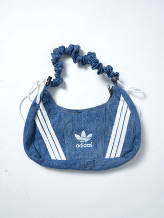 リメイク 2WAY デニムショルダーメレンゲバッグ【サイズ調節可】【デニム系】#75