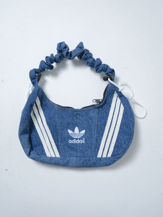 リメイク 2WAY デニムショルダーメレンゲバッグ【サイズ調節可】【デニム系】#75