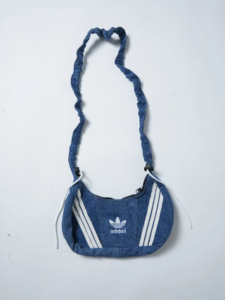 リメイク 2WAY デニムショルダーメレンゲバッグ【サイズ調節可】【デニム系】#75