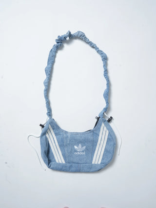 リメイク 2WAY デニムショルダーメレンゲバッグ【サイズ調節可】【デニム系】#75