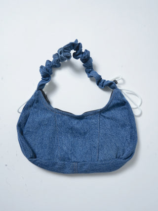 リメイク 2WAY デニムショルダーメレンゲバッグ【サイズ調節可】【デニム系】#75