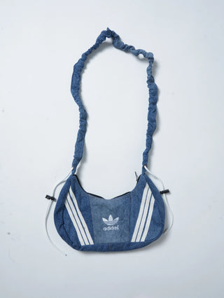 リメイク 2WAY デニムショルダーメレンゲバッグ【サイズ調節可】【デニム系】#75