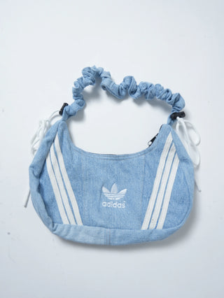 リメイク 2WAY デニムショルダーメレンゲバッグ【サイズ調節可】【デニム系】#75