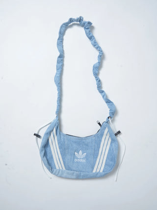 リメイク 2WAY デニムショルダーメレンゲバッグ【サイズ調節可】【デニム系】#75