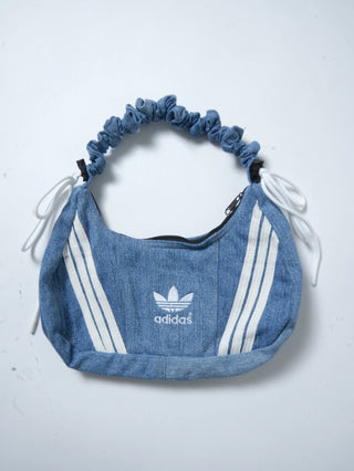 リメイク 2WAY デニムショルダーメレンゲバッグ【サイズ調節可】【デニム系】#75