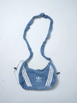 リメイク 2WAY デニムショルダーメレンゲバッグ【サイズ調節可】【デニム系】#75