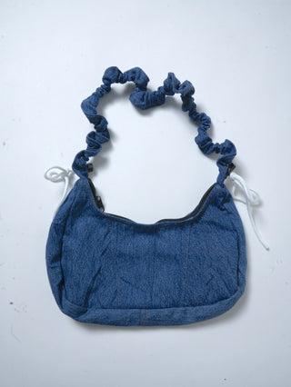 リメイク 2WAY デニムショルダーメレンゲバッグ【サイズ調節可】【デニム系】#75
