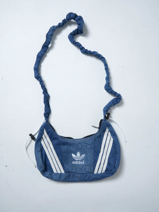 リメイク 2WAY デニムショルダーメレンゲバッグ【サイズ調節可】【デニム系】#75