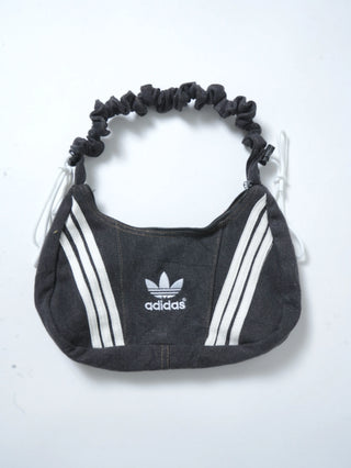 リメイク ショルダーメレンゲバッグ【サイズ調節可】【ブラック系】#76