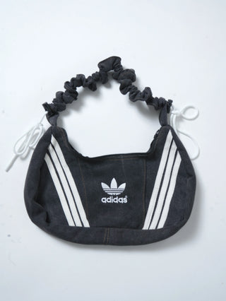 リメイク ショルダーメレンゲバッグ【サイズ調節可】【ブラック系】#76