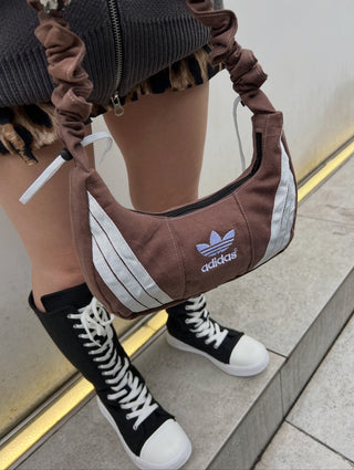 リメイク ギャザーハンドルショルダー バッグ【サイズ調節可】#25