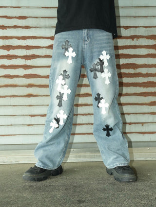 NV CROSS DENIM PANTS