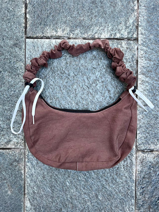 リメイク ギャザーハンドルショルダー バッグ【サイズ調節可】#25