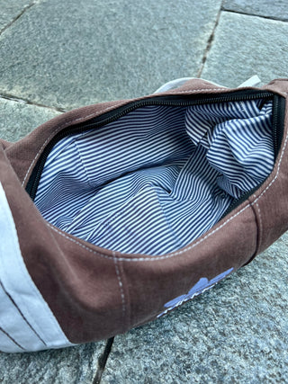 リメイク ギャザーハンドルショルダー バッグ【サイズ調節可】#25