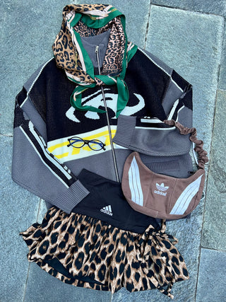 レオパードリバーシブルスカーフ