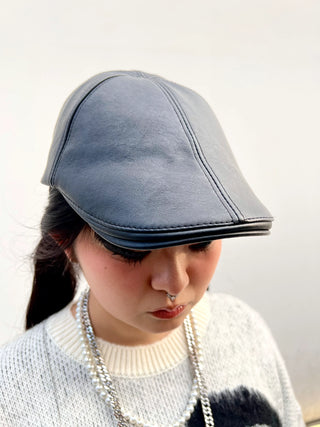 フェイクレザー ハンチング