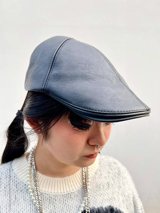 フェイクレザー ハンチング