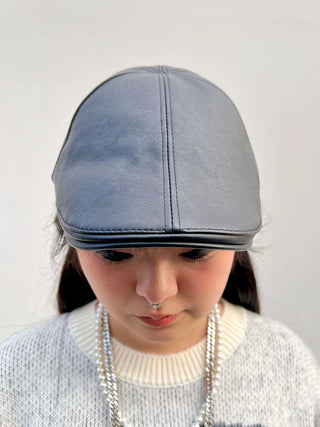 フェイクレザー ハンチング