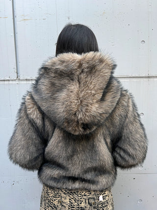 フォックススタイル ファークロップド ジャケット