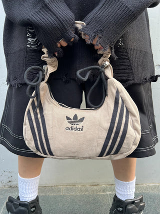 リメイク ギャザーハンドルショルダー バッグ【サイズ調節可】#26