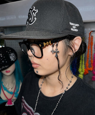 NEWVINTAGE CROSS ICON CHARM SUNGLASSES （チャームA+Bセット）