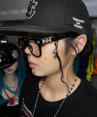 NEWVINTAGE CROSS ICON SUNGLASSES（チャームBセット）