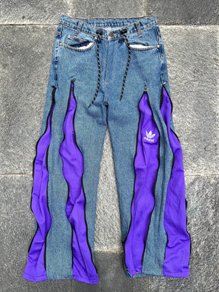 リメイク ジップ デニム パンツ ロング【ユニセックス】 #39