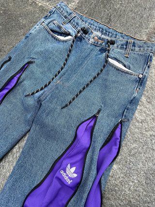 リメイク ジップ デニム パンツ ロング【ユニセックス】 #39