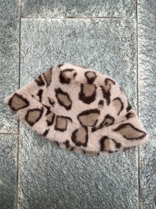 ビッグレオパードシャギーファーハット【ファーバケハ】