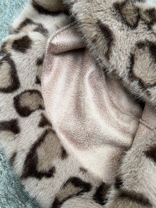 ビッグレオパードシャギーファーハット【ファーバケハ】