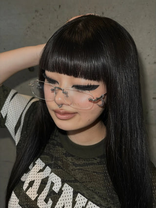 LITTLE SEONGSU RIMLESS CHARM SUNGLASS