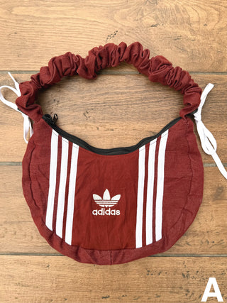 リメイク ショルダーメレンゲバッグ【サイズ調節可】【ブラウン系】#43