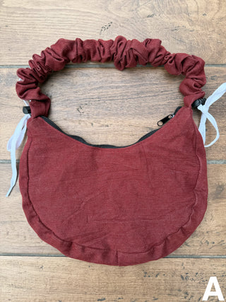 リメイク ショルダーメレンゲバッグ【サイズ調節可】【ブラウン系】#43