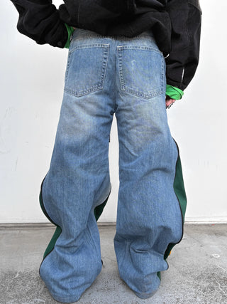 リメイク 4ジップ デニムパンツ【ユニセックス】 #45