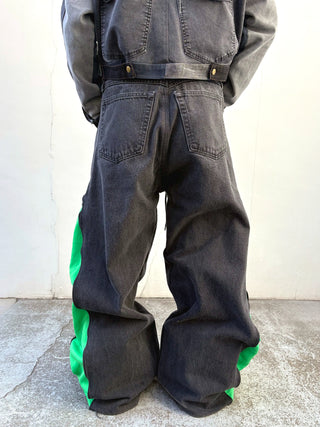 リメイク 4ジップ デニムパンツ【ユニセックス】 #44