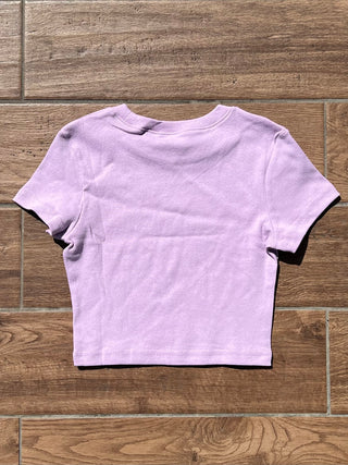 クロップ 短丈 半袖 無地 Tシャツ【4カラー/レイヤード/コスパ◎】