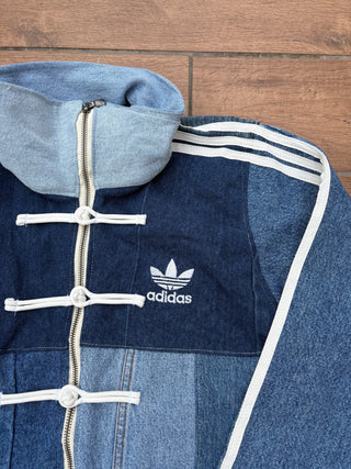 リメイクデニムチャイニーズトラックジャケット ブルー #2