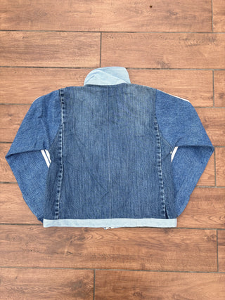 リメイクデニムチャイニーズトラックジャケット ブルー #2