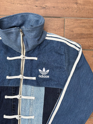 リメイクデニムチャイニーズトラックジャケット ブルー #2