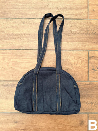 リメイク デニムボストンバッグ 【2026年新作】【ブラック系】