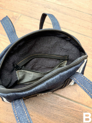 リメイク デニムボストンバッグ 【2026年新作】【ブラック系】