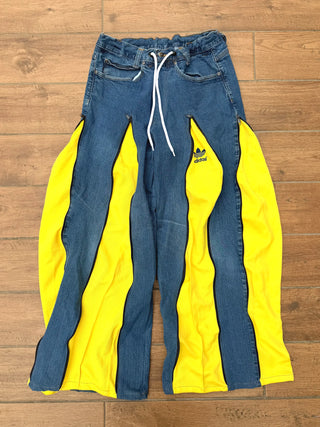 リメイク 4ジップ デニムパンツ【ユニセックス】 #41