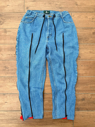 リメイク 4ジップ デニムパンツ【ユニセックス】 #43