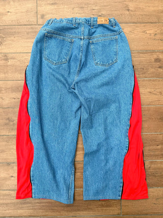 リメイク 4ジップ デニムパンツ【ユニセックス】 #43