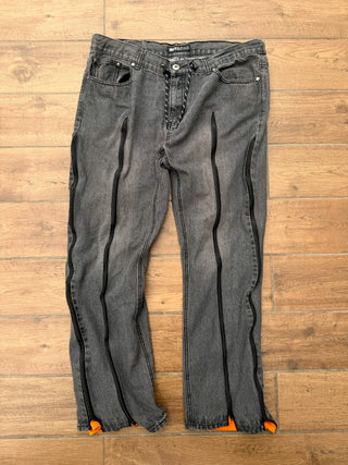 リメイク 4ジップ デニムパンツ【ユニセックス】 #42