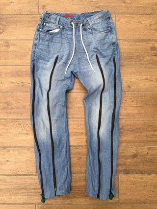 リメイク 4ジップ デニムパンツ【ユニセックス】 #45